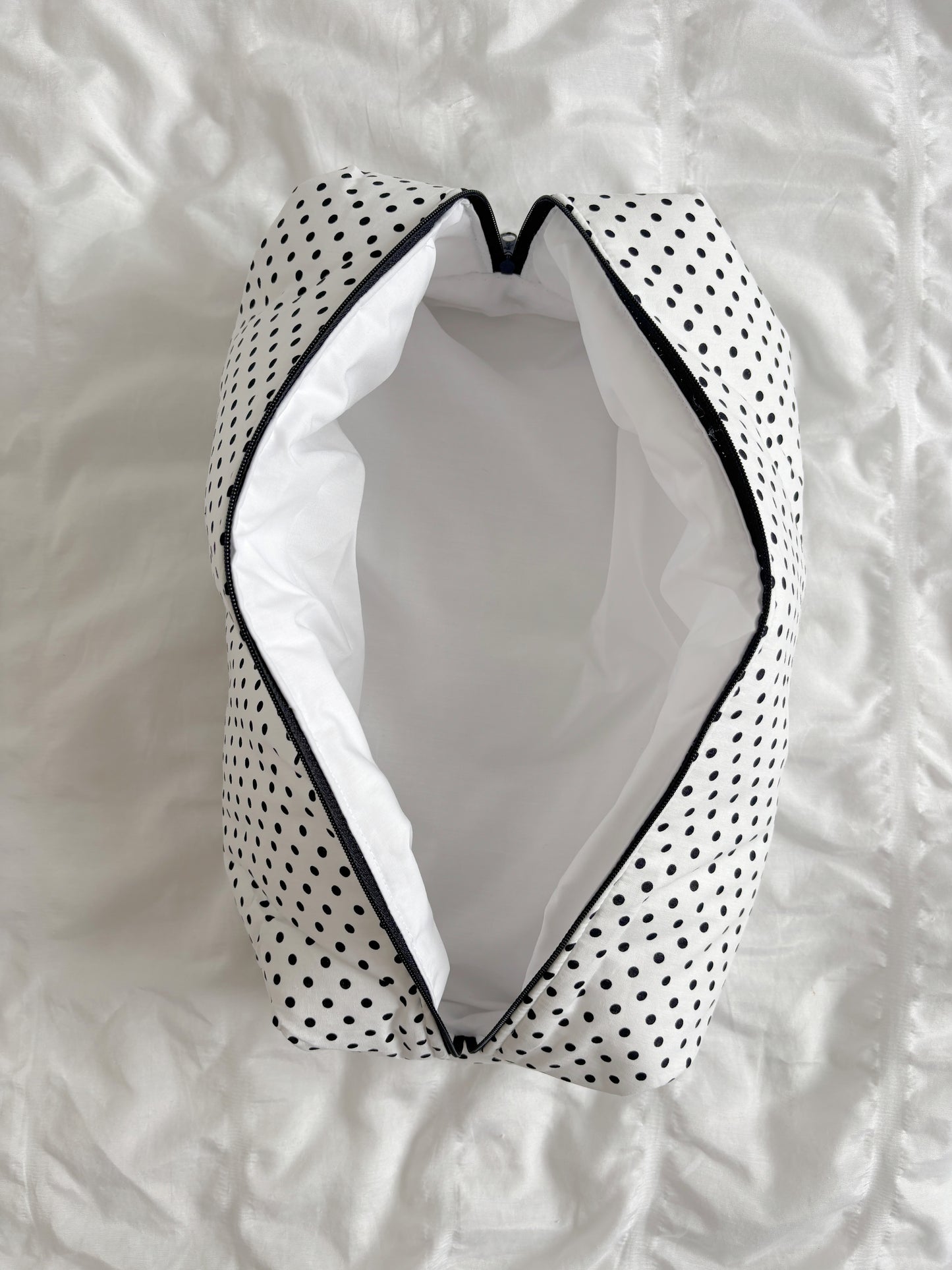 Polka dot — hair tool pouch