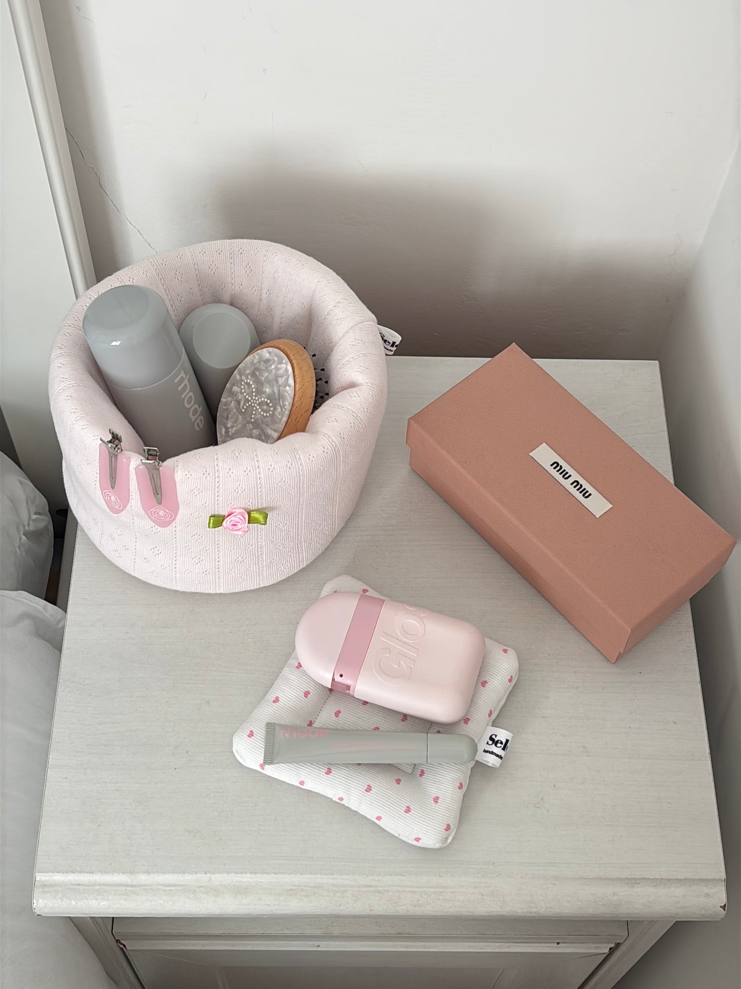 Baby Pink Pointelle 🎀 Basket