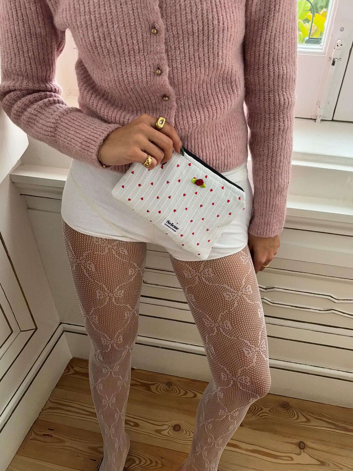 Rose 🎀 Flat Pouch