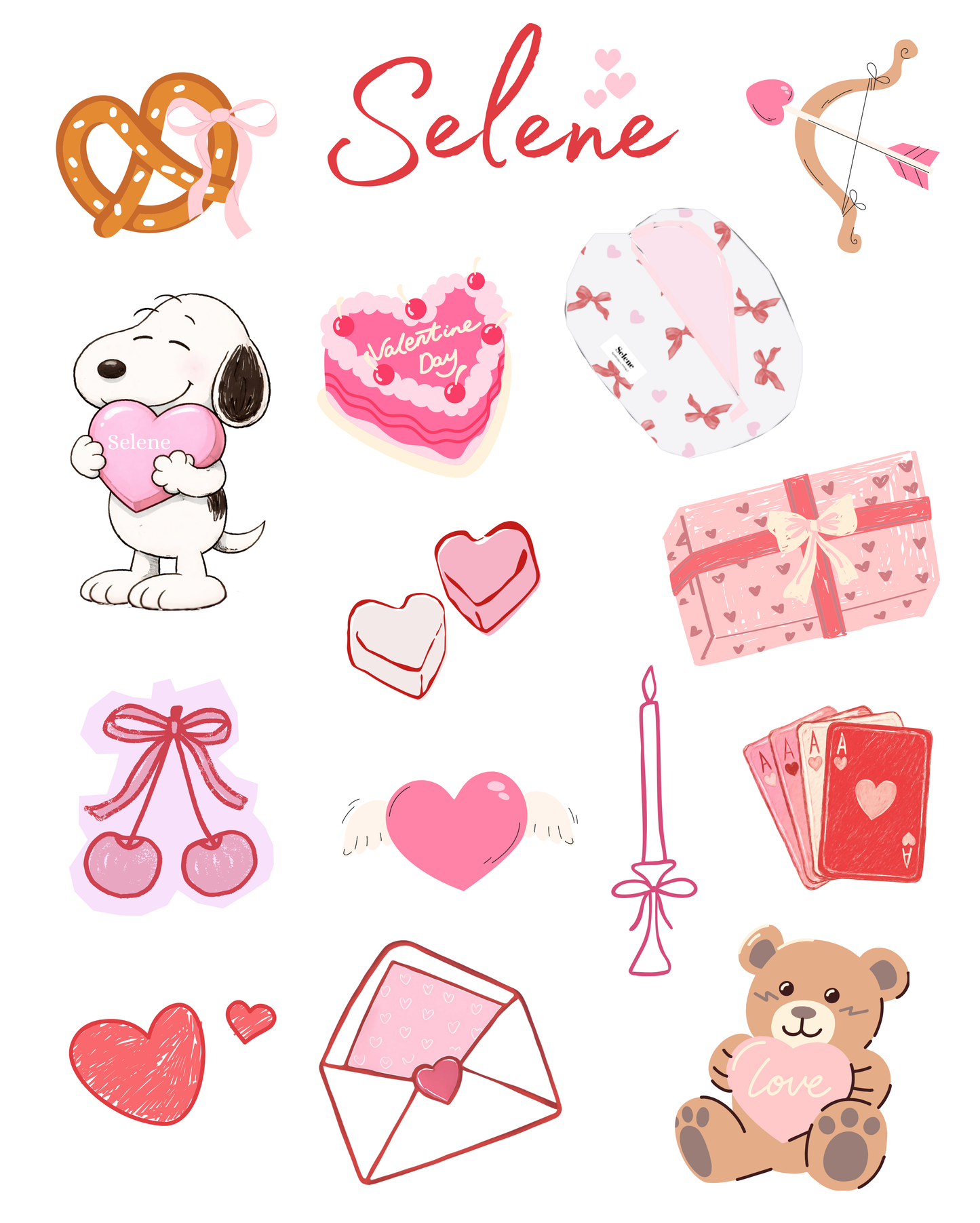 Selene Valentine's Stickers 💌