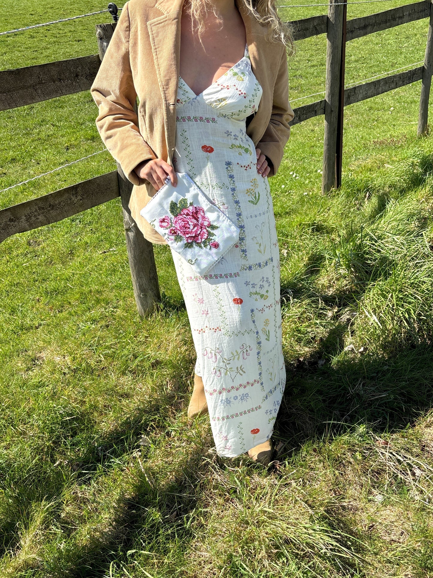 Granny Cross-Stitch 🌸 (limited edition) Flat Pouch