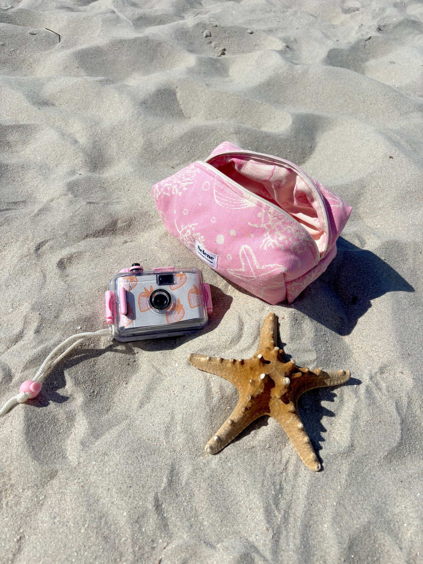 Pink Coastal 💗🐚⭐️ Beauty Case