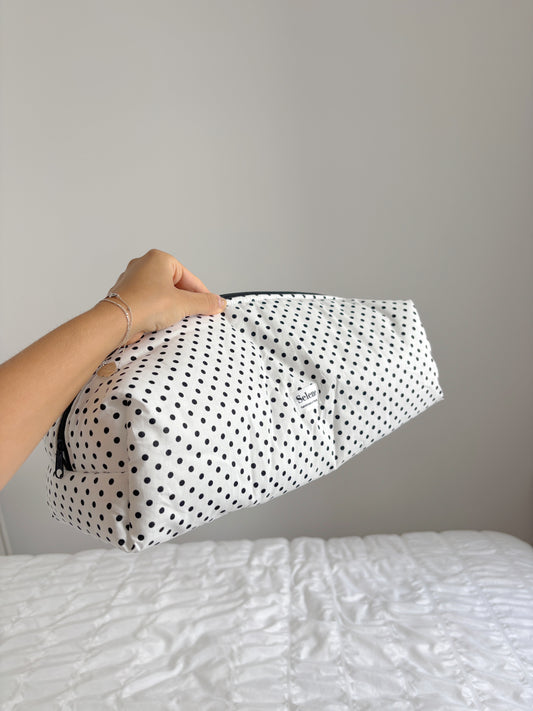 Polka dot — hair tool pouch