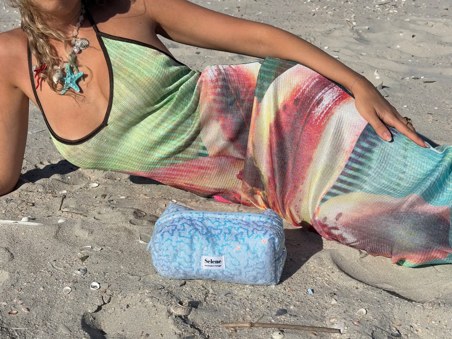 Aquamarine beauty case 🩵🧜‍♀️ Small