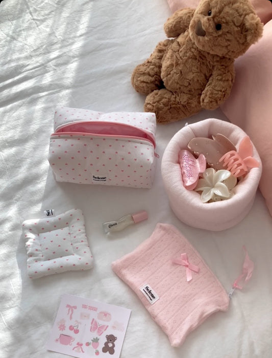 Baby Pink Pointelle 🎀 Basket