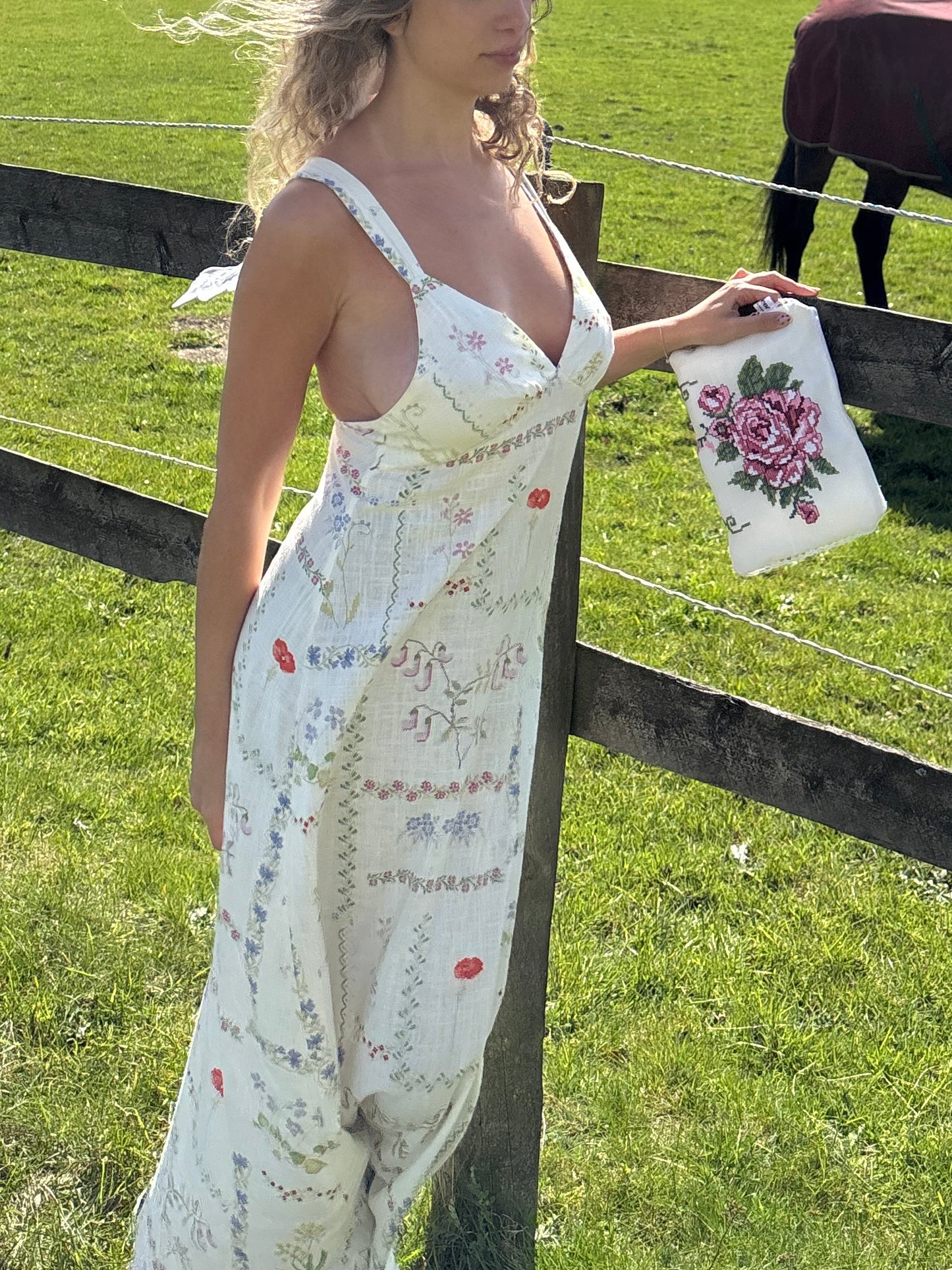 Granny Cross-Stitch 🌸 (limited edition) Flat Pouch