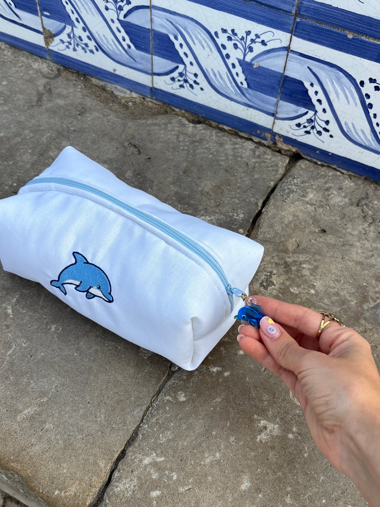 Dolphin beauty case 🩵🐬 Small
