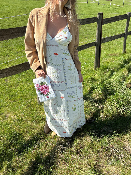 Granny Cross-Stitch 🌸 (limited edition) Flat Pouch