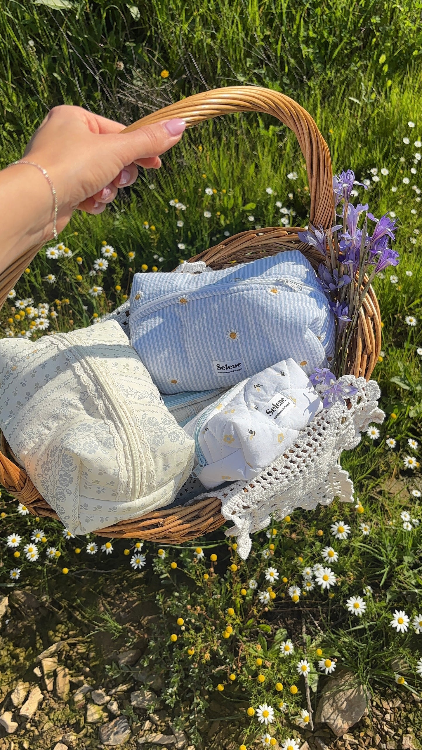 Daisy Spring 🩵🌼 Petite pochette