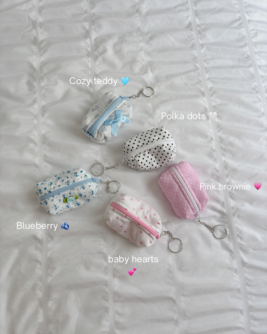 Keychains 💗🩵🤍💙