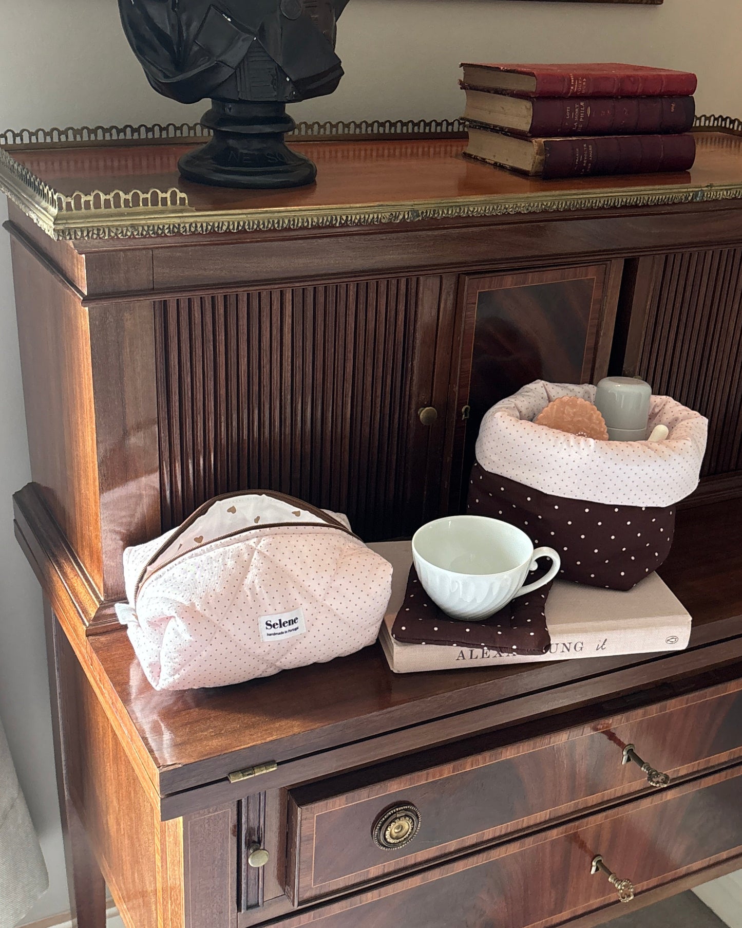 Polka Dot Organizer 💗🤎 Medium