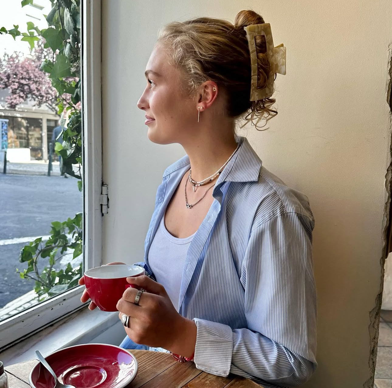 Nicky Square Marble Claw