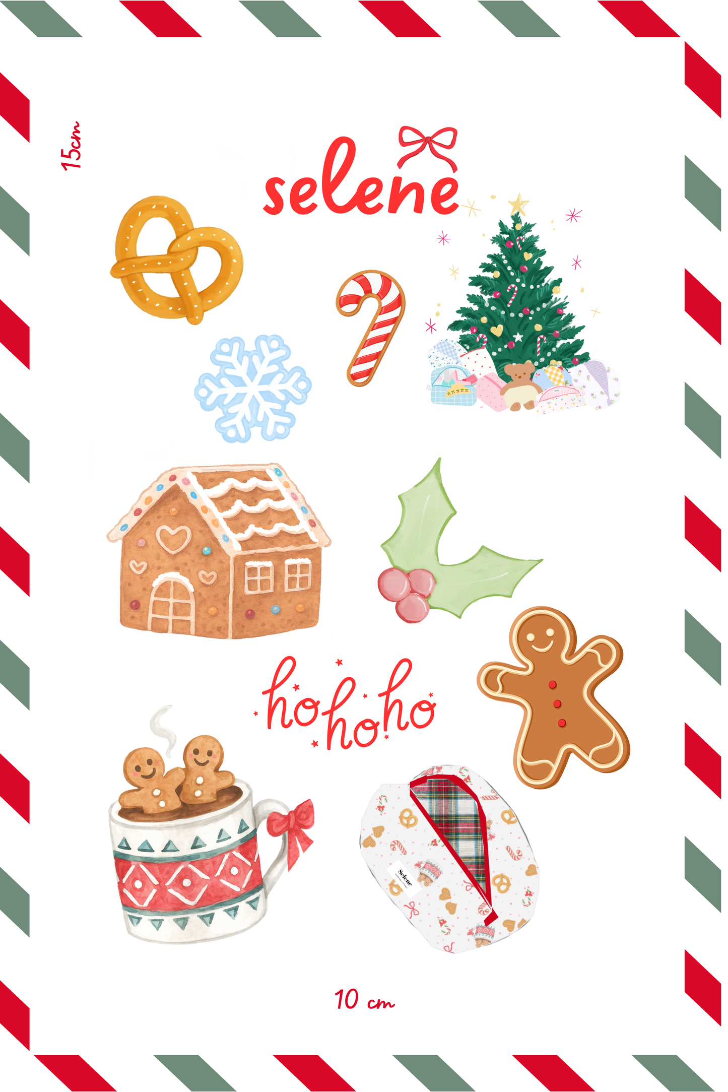 Christmassy Stickers Sheet ♥️🎄