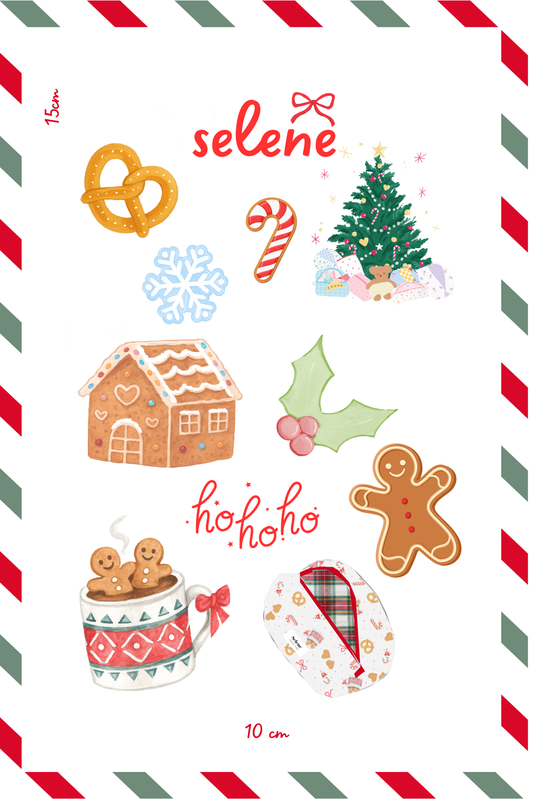Christmassy Stickers Sheet ♥️🎄